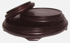 Round Wooden Vase Base or Lamp