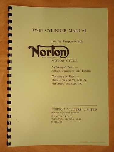 Norton twin cylinder workshop - twin,