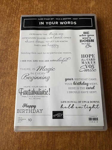 Stampin your words stamp - stampin,