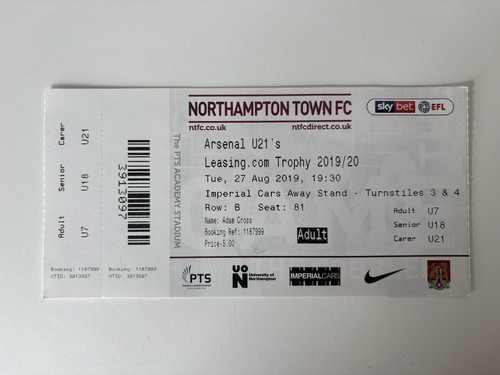 Northampton town arsenal - northampton, fc