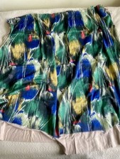 Vintage Classic 60s - Single Wide Curtain - Abstract Pattern - VGC 