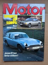 JENSEN GT MOTOR MAGAZINE MARCH