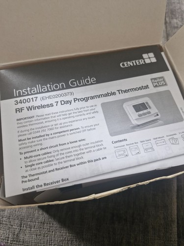 Wireless day programmable - rf, 7-day