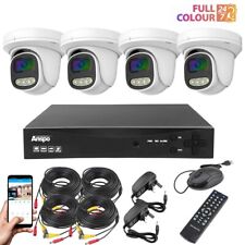 CCTV Camera System Colour Night Vision With Dard Drive MIC ColorVu Outdoor Home