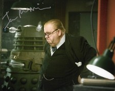 Ian McNeice "Winston Churchill" DOCTOR WHO signed autograph  10x8 COA 26328