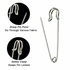 5Pc Large Safety Pins For