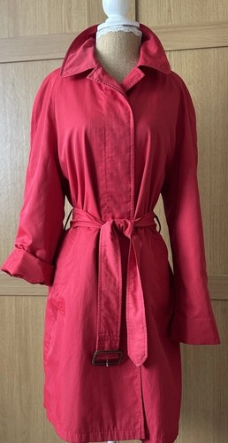 Aquascutum red trench coat - red,