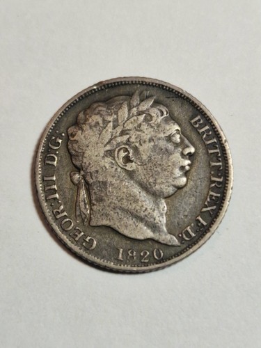 1820 george iii sixpence - sixpence, –