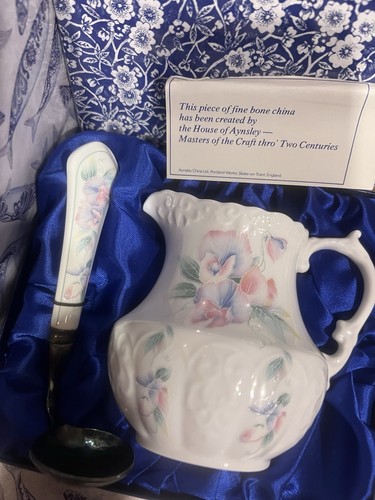 Cream milk jug aynsley - cream/, jug.