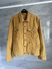 Levis Premium Mens Corduroy Trucker Jacket Micro Cord - Medium - Brown