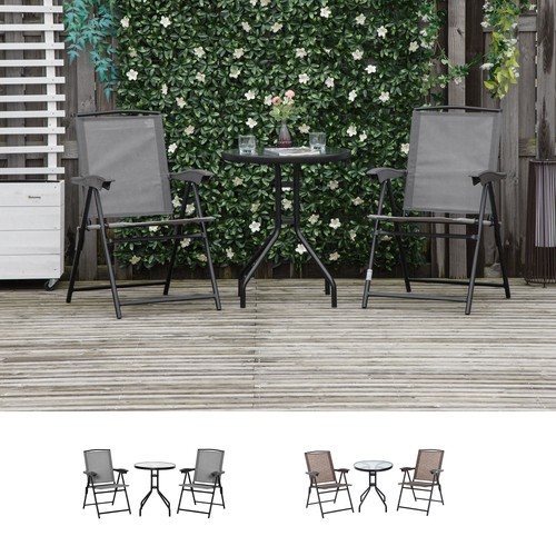 Pcs patio furniture bistro - 3,