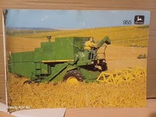 john  deere  955  combine  sales  brochure