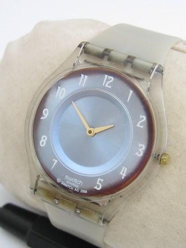 Swatch watch skin blue - watch,