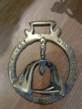 Rare Circular Large Horse Brass New Forest King Rufus Stirrup 