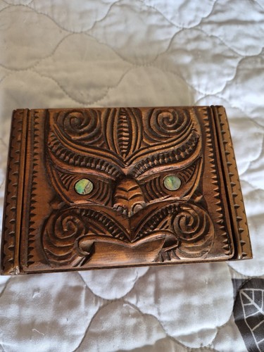 Vintage maori carved - vintage, wooden