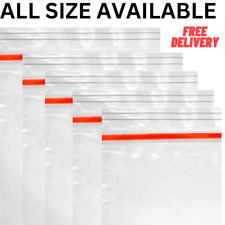 100 x Small Clear Plastic Bags