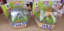 WWF Wild Scenes - Elephants Watering Hole + Tigers Hideout Bundle Of 2 Free Post