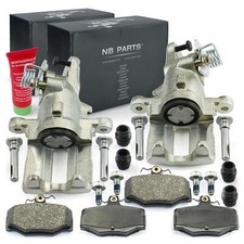2x Brake Caliper + Brake Pads