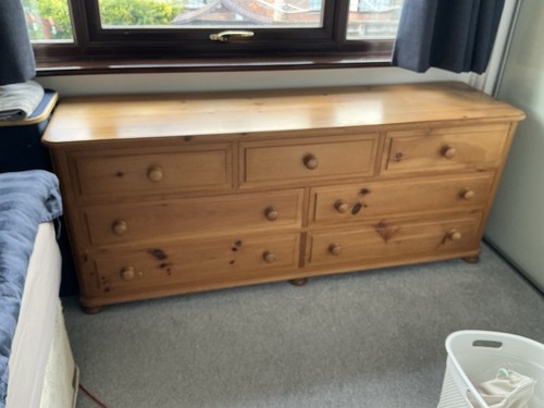 Chest drawers and bedside - chest,