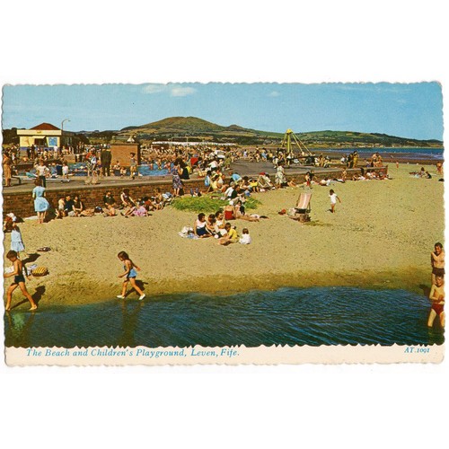 Leven beach and children - leven,