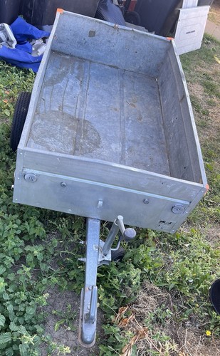 Galvanised small caddy trailer - small,