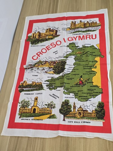 Tea towel welcome wales - towel,