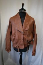 Vtg 80's Sardar brown leather
