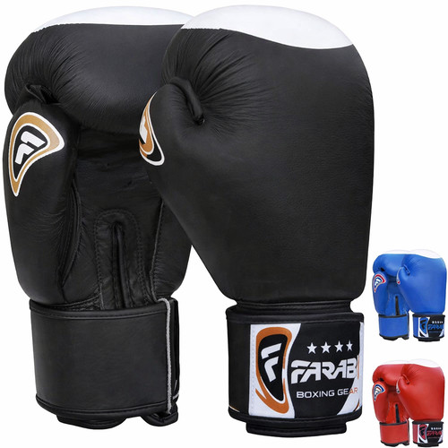 Farabi real leather boxing - real,