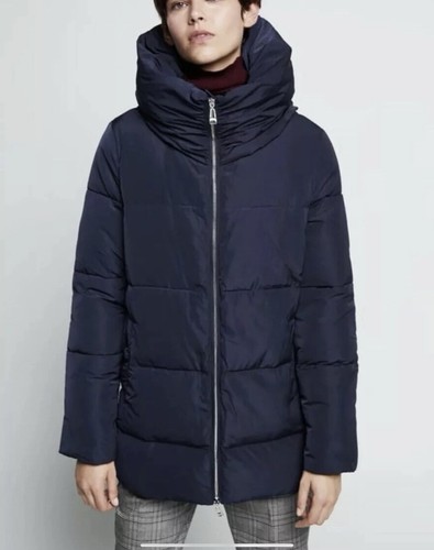 Zara navy blue - blue, collar
