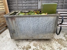 Large vintage water tank - galvanized metal. Planter, pond   etc.