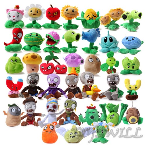 Plants zombies soft - vs., plush
