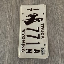 Wyoming Truck American License