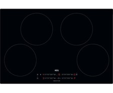AEG IKX84401CB 3000 Series 77cm 4 Burners Induction Hob Touch Control Black
