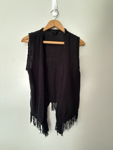 Aqua open knit fringe - knit,