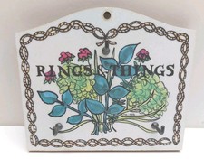 Vintage Rings & Things Melamine Jewellery Hanging Rack Taunton Vale Wivelscombe 