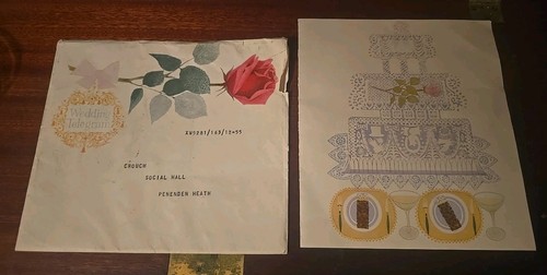 Post office wedding - post, greetings