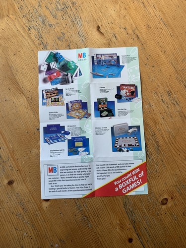 Vintage games fold out - vintage, fold-out