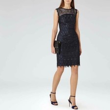 New REISS Kirsty Lace Dress In