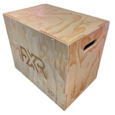 FXR SPORTS Premium Heavy Duty 3-in-1 Plyo 16" 20" 24" Wooden Jump Box