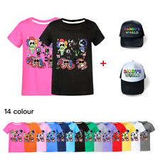 Dandy's World Cartoon Print Children's Clothing Short Sleeve T-shirt Hat New