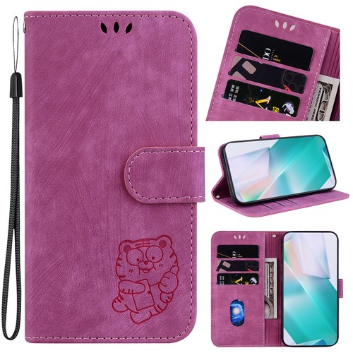 Flip embossed tiger leather - tiger,