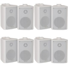 8x 70W 2 Way White Wall