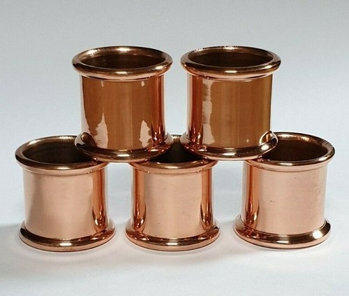 Beaded copper collars 21mm - copper,
