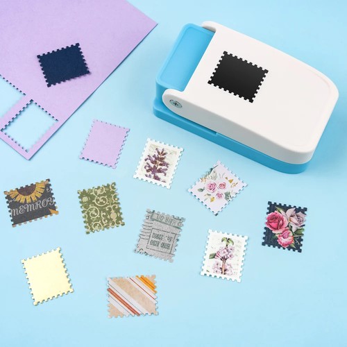 Scalloped rectangle postage - scalloped,