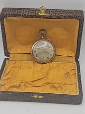Antique IWC Schaffhausen Silver Pocket Watch – Working – c.1930s, Working 