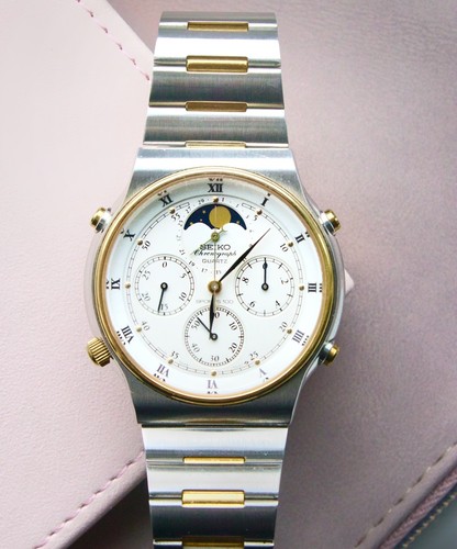 Seiko 7a48 7000 moonphase - 7a48-7000,