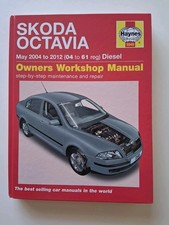 Haynes 5549 Skoda Octavia May 2004 To 2012 Diesel. C NOTE Hardback Service Book.
