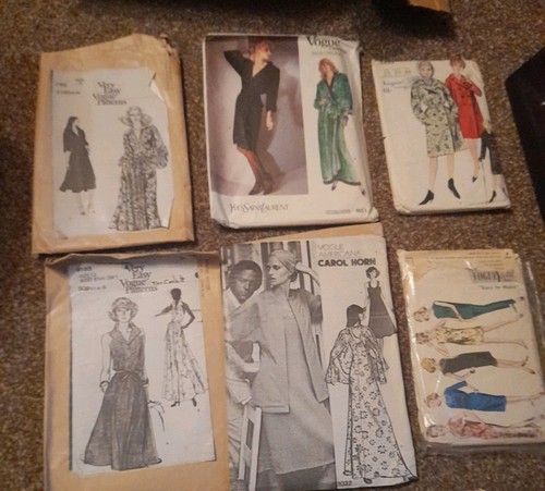 Six used vintage vogue incl - used,