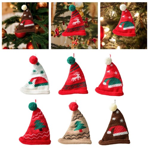 Mini christmas hat knitted - hat,