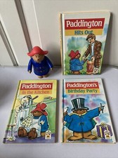 Books Birthday Party Paddington Bear Hits Out In The Kitchen McDonalds Figure VG
